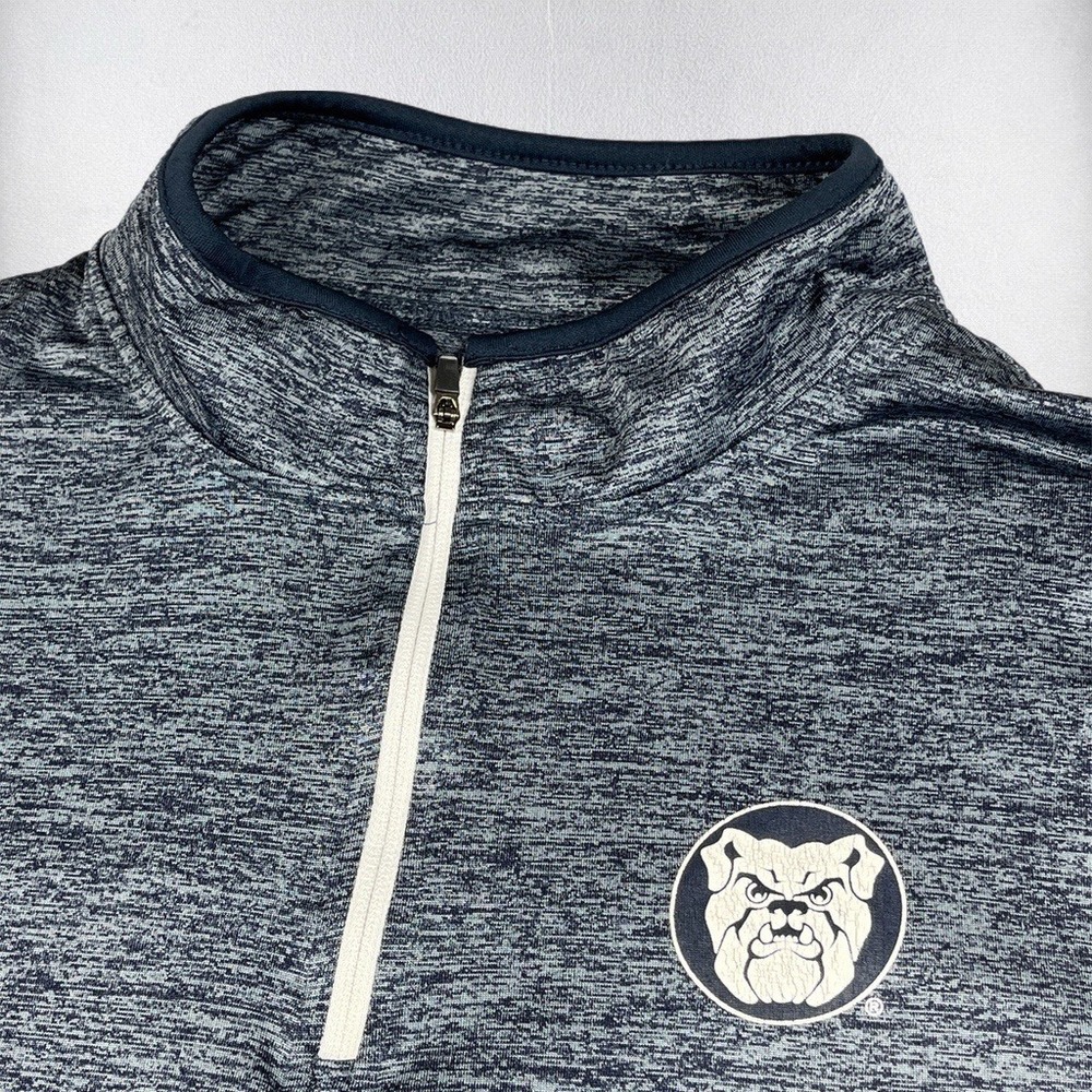 Butler Bulldogs NCAA Pullover 1/4 Zip Mens XL Colosseum Gray Activewear